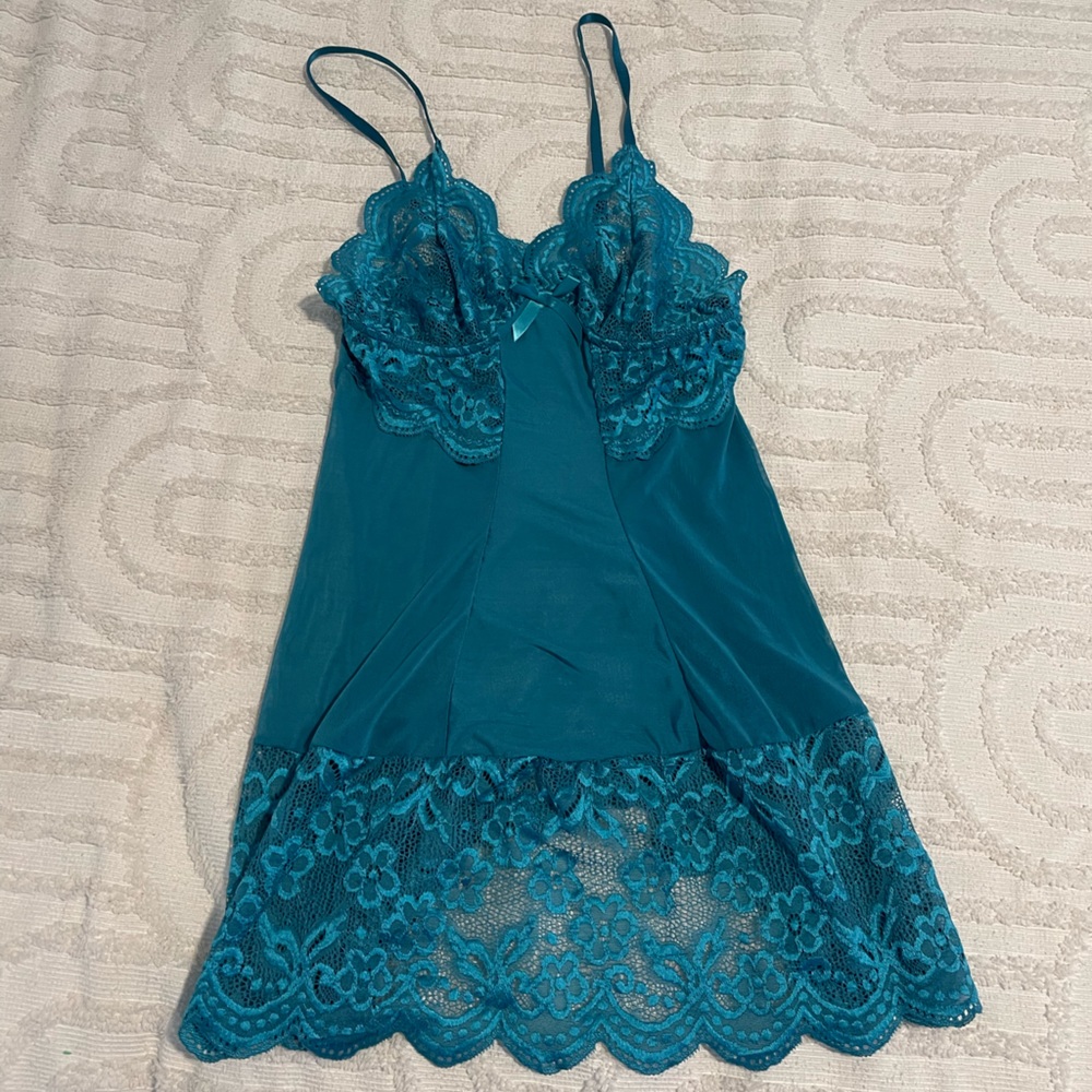 Rich Blue Nightgown Never Worn Size-S